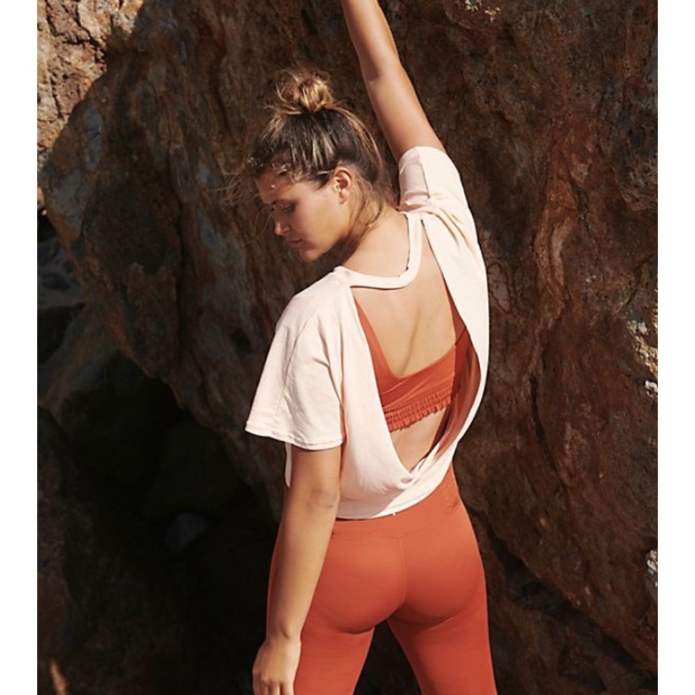 Free People Open Back Bambi Tee